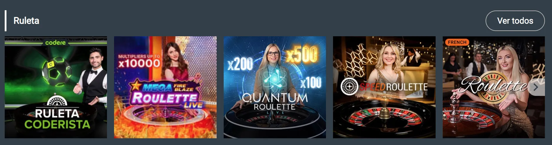 Juegos de ruleta en vivo en Codere Ruleta en vivo Codere